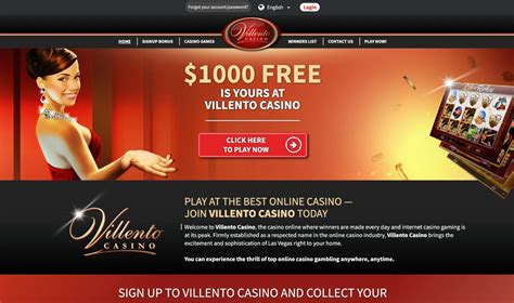 villento casino sign up|Villento Casino Review .
